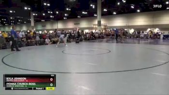 115 lbs Quarterfinals (8 Team) - Iyonna Church-Ross, Sunbear Wrestling vs Kyla Johnson, Indiana Smackdown