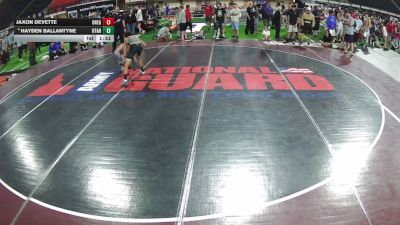 132 lbs Champ. Rd Of 16 - Jaxon DeVette, Oregon vs Hayden Ballantyne, Utah