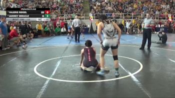 112 lbs Round 4 - Valerie Riegel, Caledonia River Valley vs Audrey Miracle, Clyde Amateur