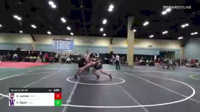 285 lbs Consi Of 32 #2 - Xavier Lamas, UMASS vs Keegan Bach, Washington