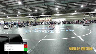 135 lbs Consi Of 16 #2 - Brendan Bell, R.A.W. vs Bodhi Shay, SlyFox Wrestling Academy