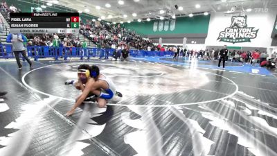 120 lbs Cons. Round 4 - Fidel Lara, Moreno Valley vs Isaiah Flores, Alta Loma