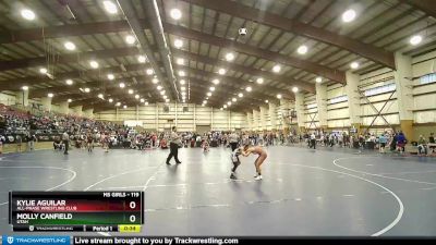 119 lbs Quarterfinal - Molly Canfield, Utah vs Kylie Aguilar, All-Phase Wrestling Club