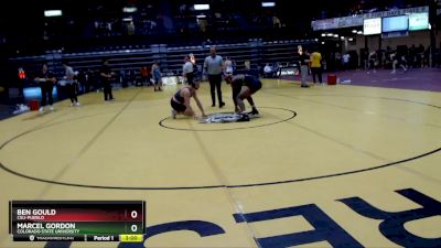 197 lbs Champ. Round 2 - Ben Gould, CSU-Pueblo vs Marcel Gordon, Colorado State University