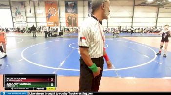 76 lbs Rd# 4- 2:00pm Friday Final Pool - Zackary Swingle, M2TC Red vs Jack Proctor, Morris Fitness