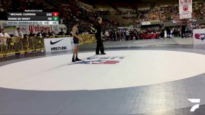 Novice Boys - 74 lbs Champ. Round 1 - Jackson Hernandez, Southwest Stallions Wrestling Club vs Carlos Garcia Jr, Mad Dawg Wrestling Club