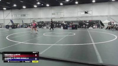 105 lbs Round 1 (8 Team) - Miranda Lajevic, Pennsylvania vs Gabriela Flores Bonilla, Indiana