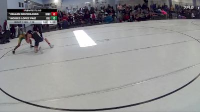 116 lbs Cons. Round 1 - Moises Lopez Paiz, BV Bison vs Kellen Krivohlavek, Big Red Wrestling Club