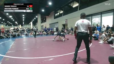 150 lbs Semis & 5th Wb (32 Team) - Mannix Wasco, Team Shutt RJ vs Brayden Forman, BRAWL Black