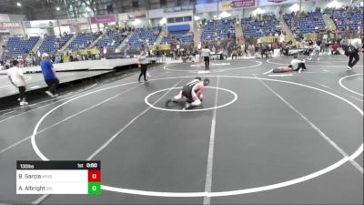 130 lbs Consi Of 16 #1 - Brayden Garcia, Windsor Middle School vs Asher Albright, Del Norte