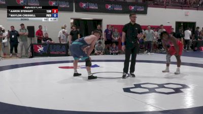 86 kg Semis - Aaron Stewart, Toss Em Up Wrestling Academy vs Waylon Cressell, Panther Wrestling Club RTC