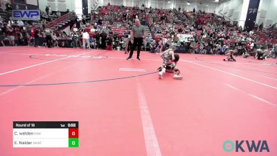 49 lbs Round Of 16 - Chevy Welden, Raw Wrestling Club vs Easton Nalder, Skiatook Youth Wrestling