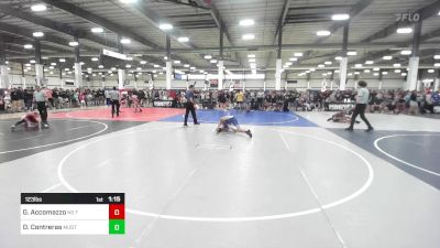 123 lbs Round Of 32 - Grayson Accomazzo, No Team vs Dariel Contreras, Mustang WC