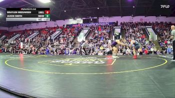 215 lbs Semifinals (8 Team) - Braylen Meeuwsen, Lowell HS vs Jaxon Smith, Three Rivers HS