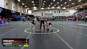 106 lbs Semis & 1st Wrestleback (8 Team) - Colter Sinn, Thayer Central vs Korbin Druery, Anselmo-Merna