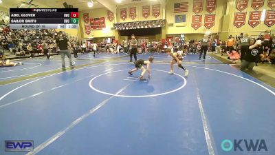 70 lbs Round Of 16 - Abel Glover, Brushy Wrestling Club vs Sailor Smith, Bartlesville Wrestling Club