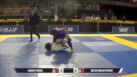 Matias Rinaldi Reynoso vs Landon C Bohinc 2025 Pan Jiu Jitsu IBJJF Championship