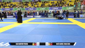 Kauã Gabriel Viana Silva vs Kaio Manfrin Pereira 2025 Brasileiro Jiu-Jitsu IBJJF