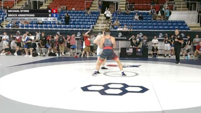 175 lbs Cons. Rd Of 16 - Michael Byrne, Virginia vs Brock Armstrong, Idaho