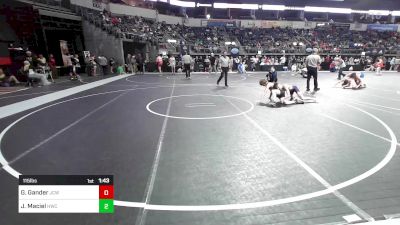 115 lbs Round Of 16 - Gabe Gander, Jackson County Wrestling Club vs Jair Maciel, Hutch Wrestling Club