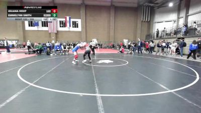 135 lbs Champ. Round 1 - Emmelynn Smith, Hillsboro vs Juliana Hout, Lawrence