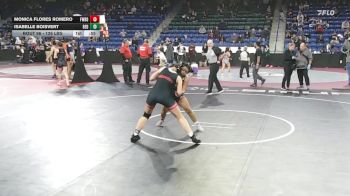 126 lbs Quarterfinal - Monica Flores Romero, Fairfield Warde vs Isabelle Boisvert, Bedford