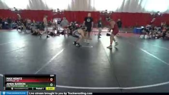 220 lbs Finals (2 Team) - Amen Barron, Erie/Prophetstown vs Max Heintz, Maysville