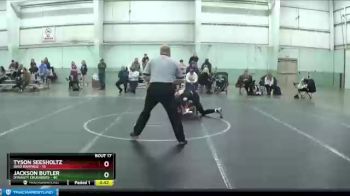 140 lbs Round 5 (8 Team) - Jackson Butler, Dynasty Crusaders vs Tyson Seesholtz, Ohio Rampage