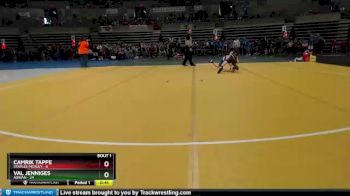 70 lbs Semis (4 Team) - Val Jenniges, Adrian vs Camrik Tappe, Staples-Motley