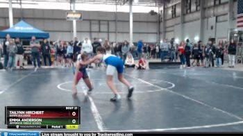 95 lbs Champ. Round 2 - Tailynn Hirchert, Nampa Bulldogs vs Emma Anderson, Jefferson Middle School