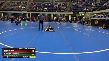 55 lbs Round 4 - Kiah Dukes, BAM vs Sawyer Phillips, Immortal Athletics WC