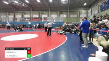 157 lbs Semifinal - Beau Priest, Bakersfield vs Christopher Creason, El Diamante
