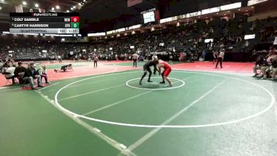 217 lbs Quarterfinal - Colt Gamble, WEWA vs Cartyr Harrison, CPUA