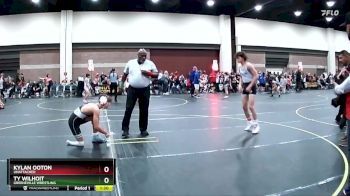 125 lbs Quarterfinal - Ty Wilhoit, Greeneville Wrestling vs Kylan Ooton, Unattached