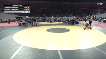 6A Boys 190 lbs Cons. Round 3 - Daniel Stetsyuk, Nelson Boys vs Maddox Santana, South Salem Boys