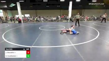 70 lbs Quarterfinal - Jaclyn Bouzakis, PA vs Alex Huddleston, IN