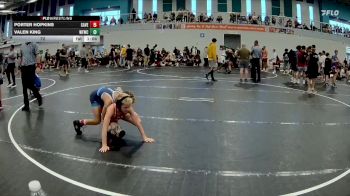 72 lbs Round 3 (4 Team) - Porter Hopkins, Caveman vs Valen King, West Forsyth WC