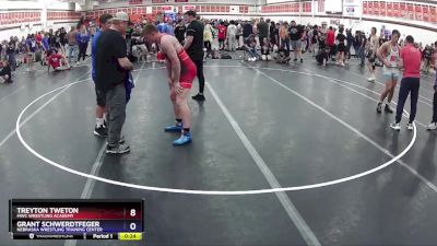 190 lbs Semifinal - Treyton Tweton, MWC Wrestling Academy vs Grant Schwerdtfeger, Nebraska Wrestling Training Center