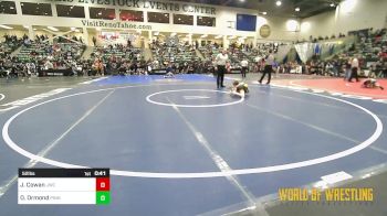 52 lbs Round Of 32 - Jagger Cowan, JWC vs Oscar Ormond, Pinning Pythons