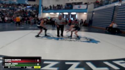 98 lbs Semifinal - Kacen Jones, Corner Canyon vs Kaden Oldroyd, Westlake