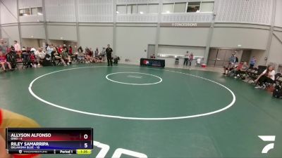 119 lbs Placement Matches (8 Team) - Gray Joyce, Kansas vs Jannah Rahman, Ohio