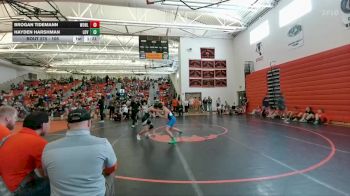 105 lbs Cons. Round 3 - Hayden Harshman, Lovell Middle School vs Brogan Tidemann, Worland Middle School
