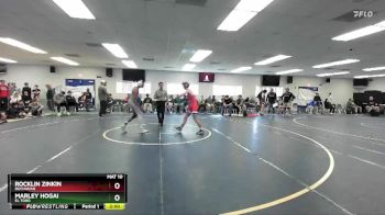 120 lbs Champ. Round 2 - Rocklin Zinkin, Buchanan vs Marley Hogai, El Toro