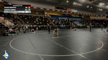 140 lbs Cons. Round 1 - Kimora Owens, Williamsburg vs Sylvia Broffitt, Iowa City West