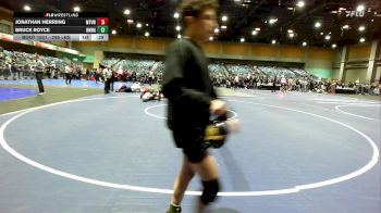 285 lbs Consi Of 16 #1 - Jonathan Herriing, Mountain View UT vs Bruce Royce, Bishop Manogue