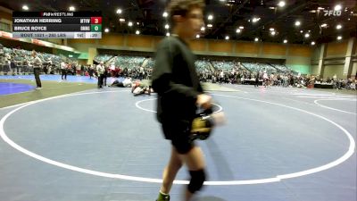 285 lbs Consi Of 16 #1 - Jonathan Herriing, Mountain View UT vs Bruce Royce, Bishop Manogue
