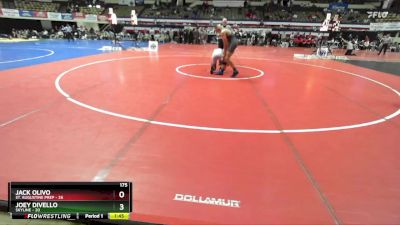 175 lbs Quarters & Wb (16 Team) - Joey DiVello, Skyline vs Jack Olivo, St. Augustine Prep