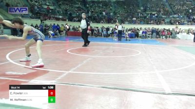 87 lbs Round Of 64 - Colby Fowler, Ada Eagle Fang vs Mason Hoffman, El Reno