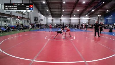 126 lbs Rr Rnd 2 - Anthony Lopez, Duro Wrestling Club - HS vs Jake Schiavone, Mat Assassins Red - HS