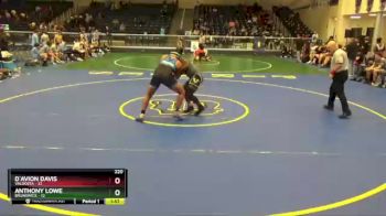 220 lbs Semis & 1st Wb (8 Team) - Anthony Lowe, Brunswick vs D`Avion Davis, Valdosta